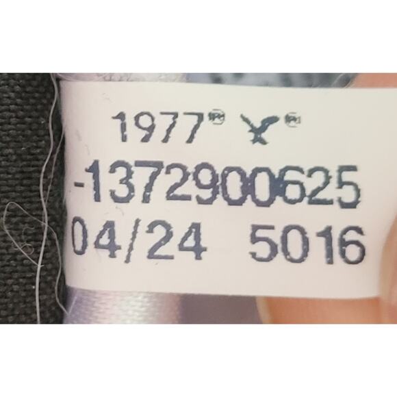 AE Embellished Strigid High-Waisted Stovepipe Jean Black Blaze Women's Plus sz20 - Picture 13 of 13